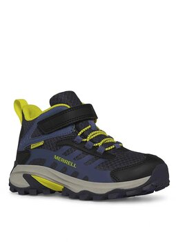 Merrell Mavi - Siyah Erkek Outdoor Bot Mk267543-Moab Speed 2 Mid A/C Wtprf