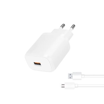 Quick Charge 3.0 Micro Usb Hızlı Şarj Seti 18W Adaptör + Micro Usb Kablo