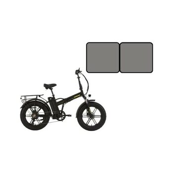 Bisan E-Folding Gaz Kollu F4 Elektrikli Katlanır Bisiklet 43CM Md 20 Jant 7 Vites Metalik Gri Gri