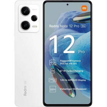Xiaomi Redmi Note 12 Pro 5g  8 GB Ram 256 GB Cep Telefonu (Xiaomi Türkiye Garantili) Beyaz