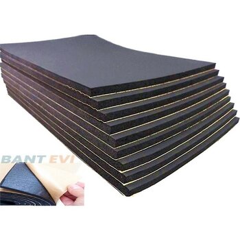 Bant Evi Eva Sünger 5mm Kalınlık, 100x100cm Kendinden Yapışkanlı Kauçuk İzolasyon Levha