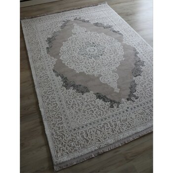 Arte Halı Arte Klasik Gri Salon Halısı Yatak Oda Halısı Koridor Yolluk - 160 x 230 cm