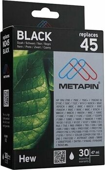 Hp-45 Pastal Çizim Uyumlu Plotter Makinesi Mürekkep Siyah Kartuş Ink 51645A