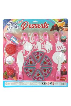 PopŞeker Çocukların Hayallerini Gerçekleştiren 16 Parça Oyuncak Pasta Seti