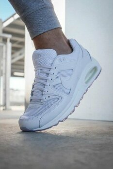 Nike Air Max Command Leather Sneaker Erkek Günlük Spor Ayakkabı Beyaz - 40