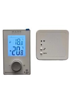 Mars Electric S20 Wifi Kablosuz-mobil Telefon Kotrollü Oda Termostatı-beyaz