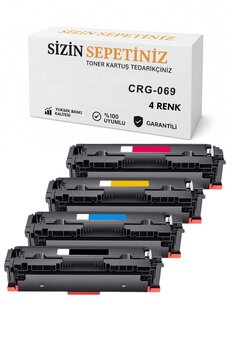 Canon i-SENSYS MF752Cdw İçin CRG-069 4’lü Renk TONER SETİ ÇİPSİZ