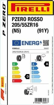 Pirelli 205/55R16  91Y N5 Pzero Rosso Asımmetrıco D-A-71 Yaz Oto Lastiği Üretim Tarihi 2024