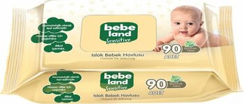 Bebeland Sensitive Islak Bebek Havlu 90 Adet