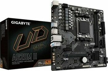 SHC4200 Gigabyte A620M-H Ddr5 6400 (Oc) HDMI Dp M.2 Pcie 16X V4.0 Am5 (7000-8000-9000) Serisi