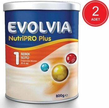 Evolvia Nutripro Plus 1 Bebek Sütü 0 - 6 Ay 2 X 800 G