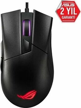 Asus P507 ROG Gladius II Core 6 Siyah Sağ El Kablolu 6200 DPI Oyuncu Mouse