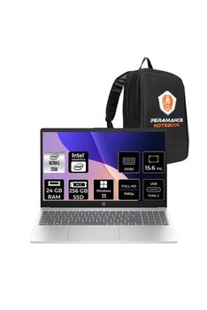 Hp Aı 15 Intel Core Ultra 5 225U 24Gb 256Gb Ssd 15.6" Fhd W11p Dizüstü Bilgisayar & Per4 Çanta