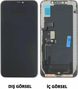 Teknonet İphone Xs Uyumlu Oled Lcd Dokunmatik Ekran Çıtalı - Siyah