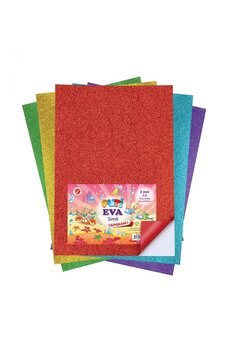 Puti Yapışkanlı Simli Eva Eva 10 Renk Set /