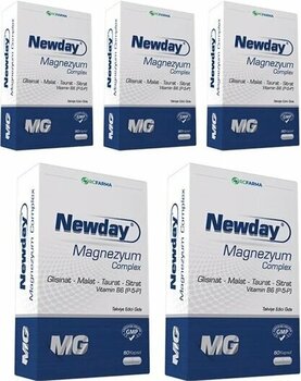 Newday Magnezyum Complex 60 Kapsül 5'Li