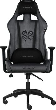 XMAX / Rio Plus Balerion Terletmez Kadife Kumaş Koyu Gri Gaming Oyuncu Koltuğu / 120 Kg Taşır