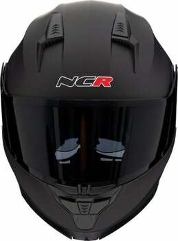 Ncr Icon Siyah Vizörlü Çene Açılır Kask Mat Siyah S
