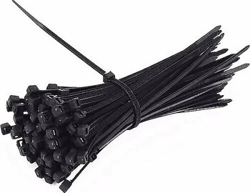 Kablo Bağı & Plastik Kelepçe & Cırt Kelepçe 2.5X200 Siyah 100 Adet
