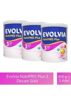 Evolvia Nutripro Plus 3 Devam Sütü 800 Gr-3 Adet