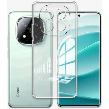 Xiaomi Redmi Note 14 Pro 4g Kılıf Kamera Korumalı Şeffaf Ultra Ince Esnek Renksiz Silikon Kapak