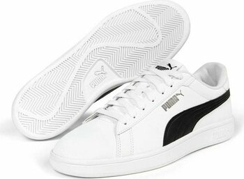 PUMA Puma Smash 3.0 Buck 392336-08 Erkek Beyaz  Günlük Sneaker Ayakkabı - Beyaz - Siyah - 37,5