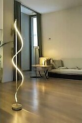 Fer Avize Violet Modern Tasarım Eskitme Renk Gün Işığı Ledli Salon - Yatak Odası Led Lambader
