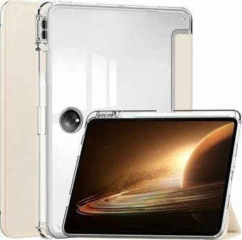 Seniee Oppo Pad 2 Beyaz Uyumlu Oppo Pad 2 PU Malzeme Tablet Kılıfı