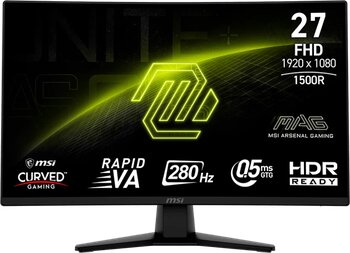 MSI MAG 274CXF 27 inç 280 Hz 16:9 Curved VA Gaming Monitör