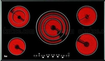 Teka TR 951 Siyah Cam Ankastre Ocak