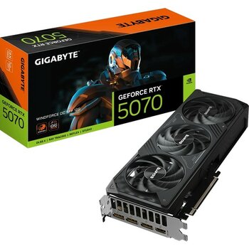 Kaia Life Gıgabyte GV-N5070WF3OC-12GD, RTX5070, Wındforce Oc, 12GB, Gddr7, 192BIT, 3 Fanlı, 1xhdmı, 3xdp, Gamıng Ekran Kartı