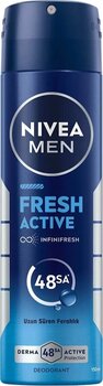 Nivea Men Erkek Sprey Deodorant Fresh Active 150 Ml 4 Adet