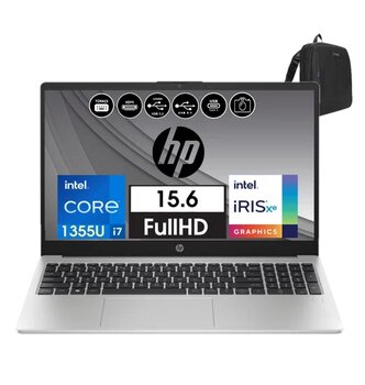 Hp 250 G10 Intel Core I7-1355U 8Gb 512Gb Ssd 15.6" Fdos Fhd Taşınabilir Bilgisayar 99G1e6et02+Zettaçanta