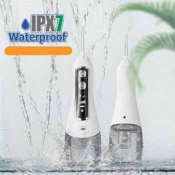 Waterpulse Kablosuz Pro V580 Water Flosser 320ML Taşınabilir Diş/protez Bakım ve Ağız Duşu - Beyaz
