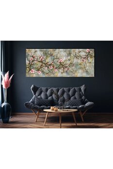 bestablo DEKORATİF ÇİÇEK KANVAS TABLO