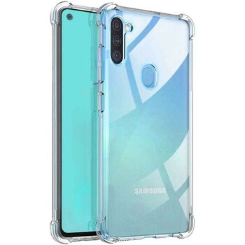Smart Tech Samsung Galaxy A11 Shock Absorbing Darbe Emicili Şeffaf Silikon Kılıf