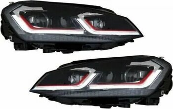 Vw Golf 7.5 Ön Far Bi-Xenon 2016+ J Model Kırmızı