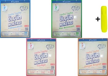 Bilfen 7. Sınıf Matematik Fen Türkçe Sosyal Hafta Hafta Ölçüm Noktası Yeni