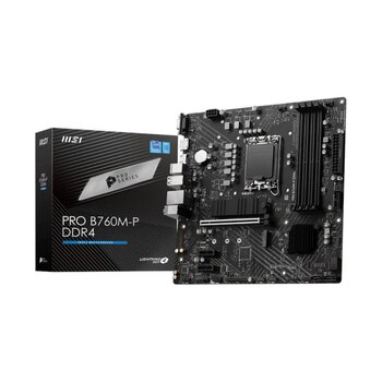 Msı Pro B760m-P Ddr4 Hdmı Dp Pcıe 16X V4.0 1700P Matx