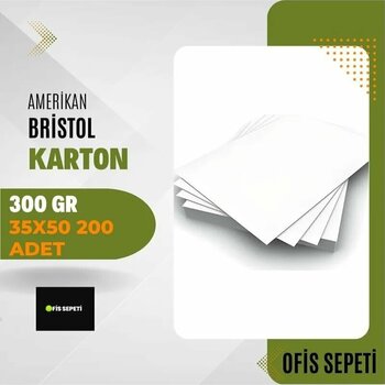 Çözüm Kağıt Amerikan Bristol Karton 300 Gr 35x50 Cm 200 Adet - Ofis Sepeti