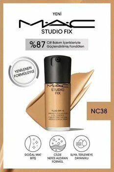 MAC Studio Fix Fluid NC38 SPF 15 30 ml Fondöten