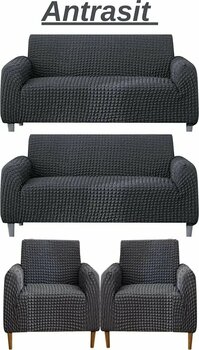 E BAHAR 3+3+1+1 Bürümcük Koltuk Örtüsü