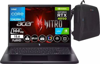 Acer Nitro V 15 Intel Core I7 13620H 16GB Ddr5 Ram 2tb SSD 6gb RTX4050 15,6 Inç 144Hz IPS Fhd Freedos Taşınabilir Bilgisayar NHQNBEY00503 + Weblegelsin Çanta