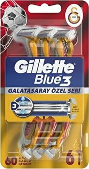 Gillette Blue 3 Galatasaray Tıraş Bıçağı 6Lı