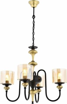 Avonni Av-4161-4e Eskitme Kaplama Modern Avize E27 Metal Cam 62cm