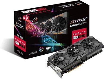Asus Rog-Strix-Rx580-T8g-Gaming 8Gb Amd Radeon Rx 580 Ekran Kartı Yenilenmiş Kutulu Ürün