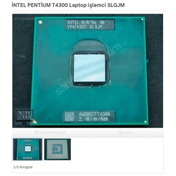 İntel Pentium T4300 Laptop İşlemci Slgjm
