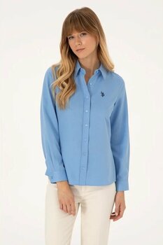 U.s. Polo Assn. Kadın Açık Mavi Gömlek Basic 50316711-vr003 Acık Mavı 38