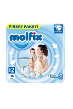 Molfix Bebek Bezi 3D Mini Jumbo 2 Numara 36 Lı Paket