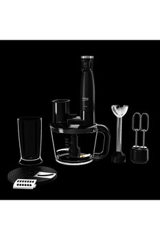 BekoRhb 5050 B Floral 1500 W Blender Seti Siyah